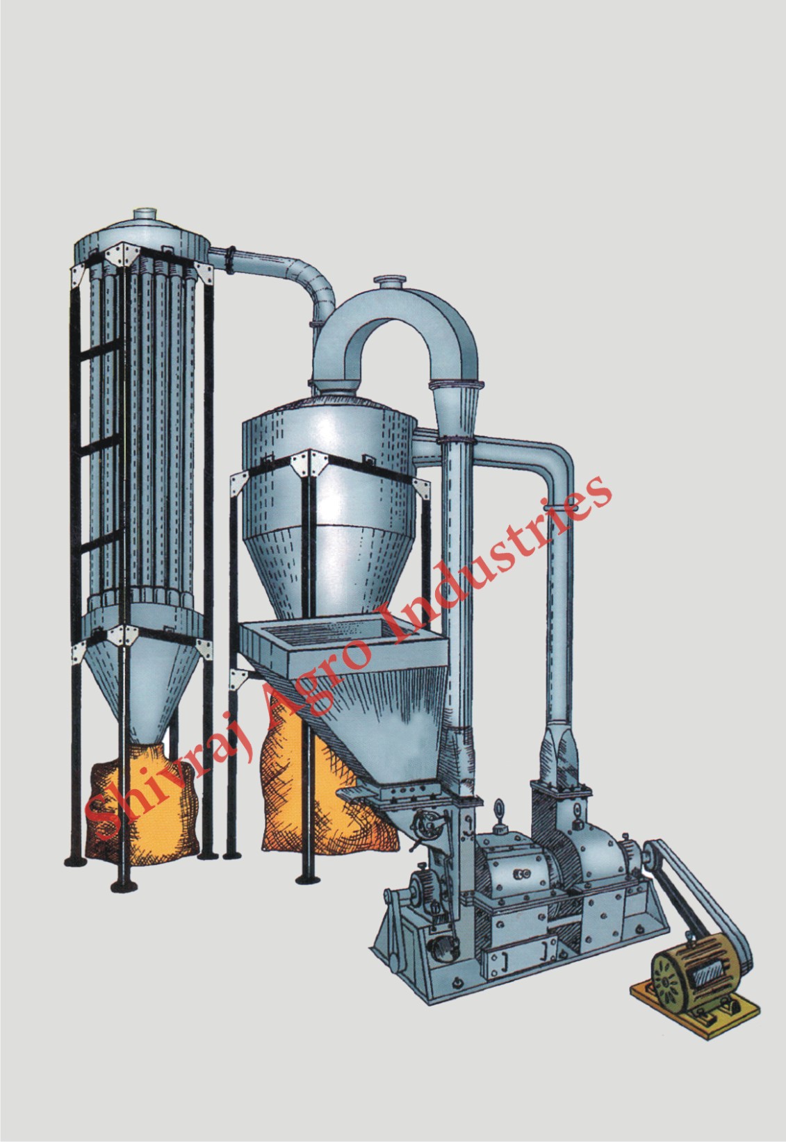 Impact pulveriser machine